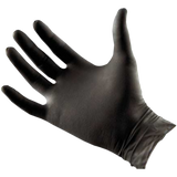 Saniflex - Black Latex Examination Gloves (Single Box)