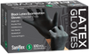 Saniflex - Black Latex Examination Gloves (Single Box)
