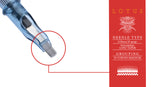 Lotus Cartridge Needles - Curved Magnum Long Taper Polished (0.30mm - 10 Gauge)