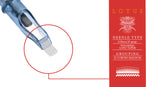 Lotus Cartridge Needles - Curved Magnum Long Taper Polished (0.30mm - 10 Gauge)