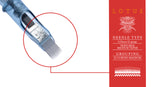 Lotus Cartridge Needles - Curved Magnum Medium Taper Textured (0.35mm -  12 Gauge)