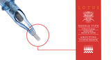 Lotus Cartridge Needles - Curved Magnum Medium Taper Textured (0.35mm -  12 Gauge)