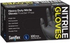 Saniflex - Heavy Duty Black Nitrile Gloves (Carton of 10 boxes)