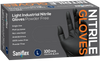 Saniflex - Light Industrial Black Nitrile Gloves (Single Box)