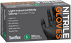 Saniflex - Light Industrial Black Nitrile Gloves (Single Box)