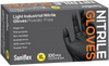 Saniflex - Light Industrial Black Nitrile Gloves (Single Box)