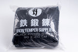 Iron Temper Supplies - Black PE (Waterproof) Disposable Fitted Bed Sheets (80pcs/carton)