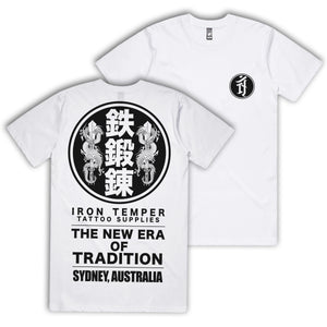 Iron Temper Supplies 'The New Era of Tradition' T-shirt (White)