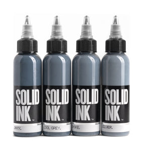 The Solid Ink - Opaque Grey Set