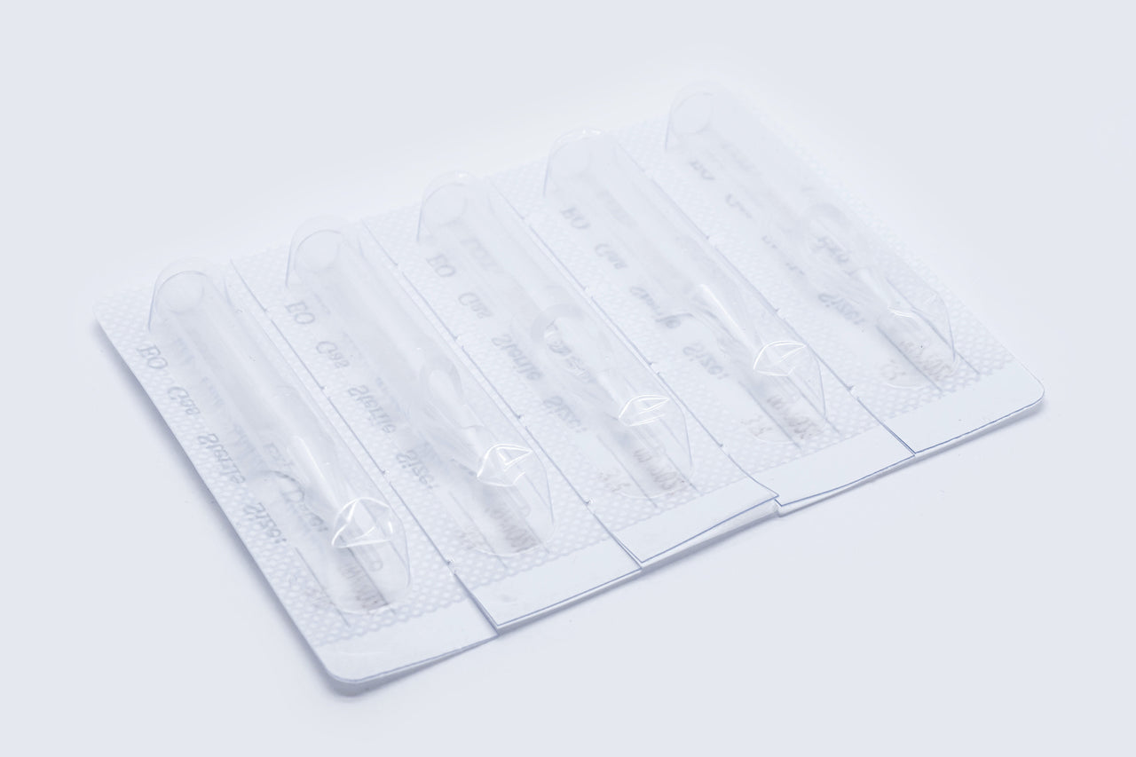 Iron Temper Supplies Premium Disposable Clear Tips Round Tip IRON